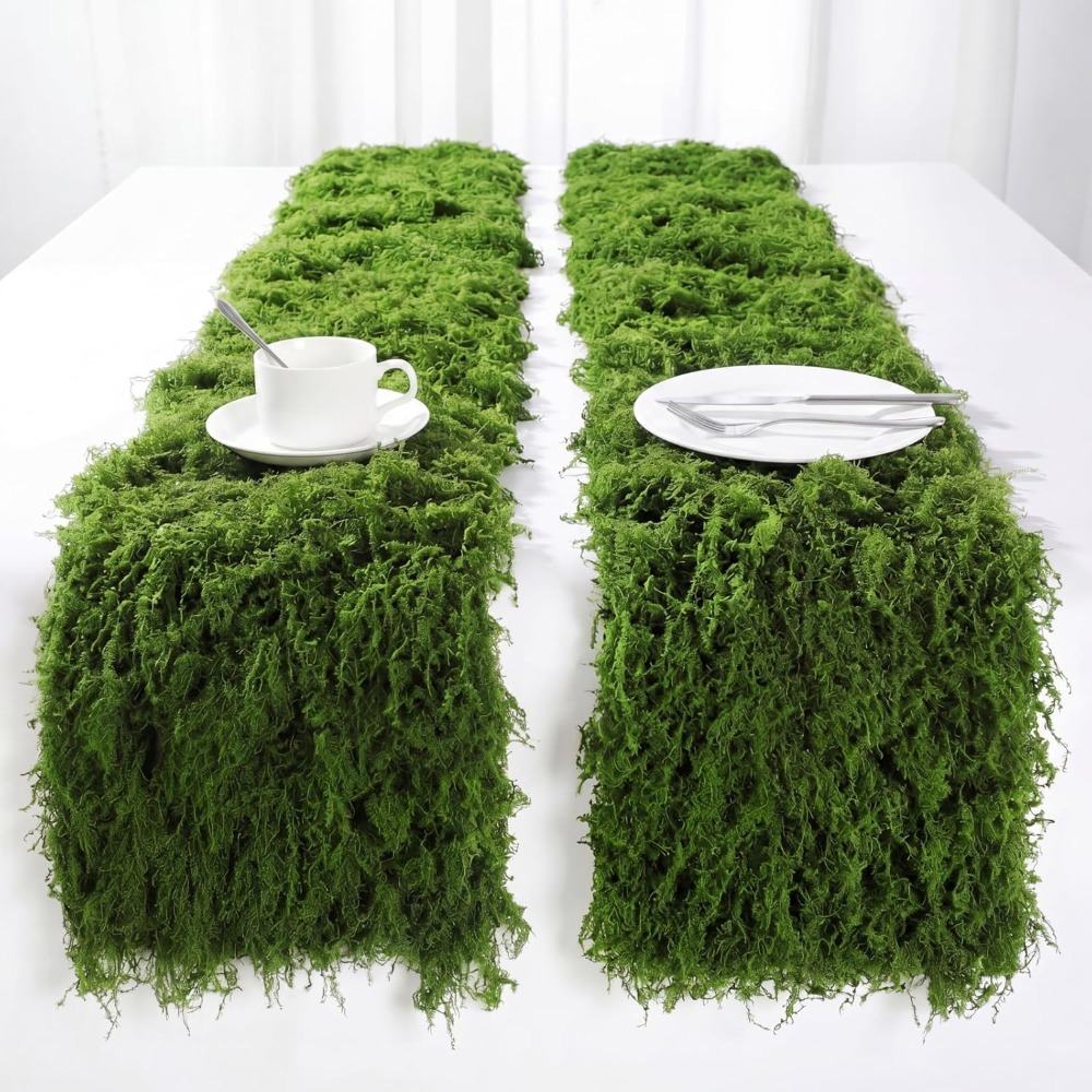 Preserved Moss Sheet - Artificial Moss Mat 30x180cm Faux Grass