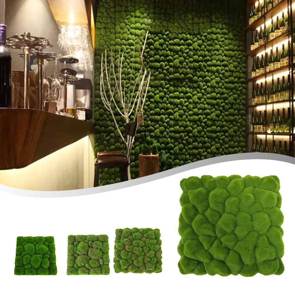Preserved Moss Sheet - 1pc 30/32cm Simulated Moss Foam Board