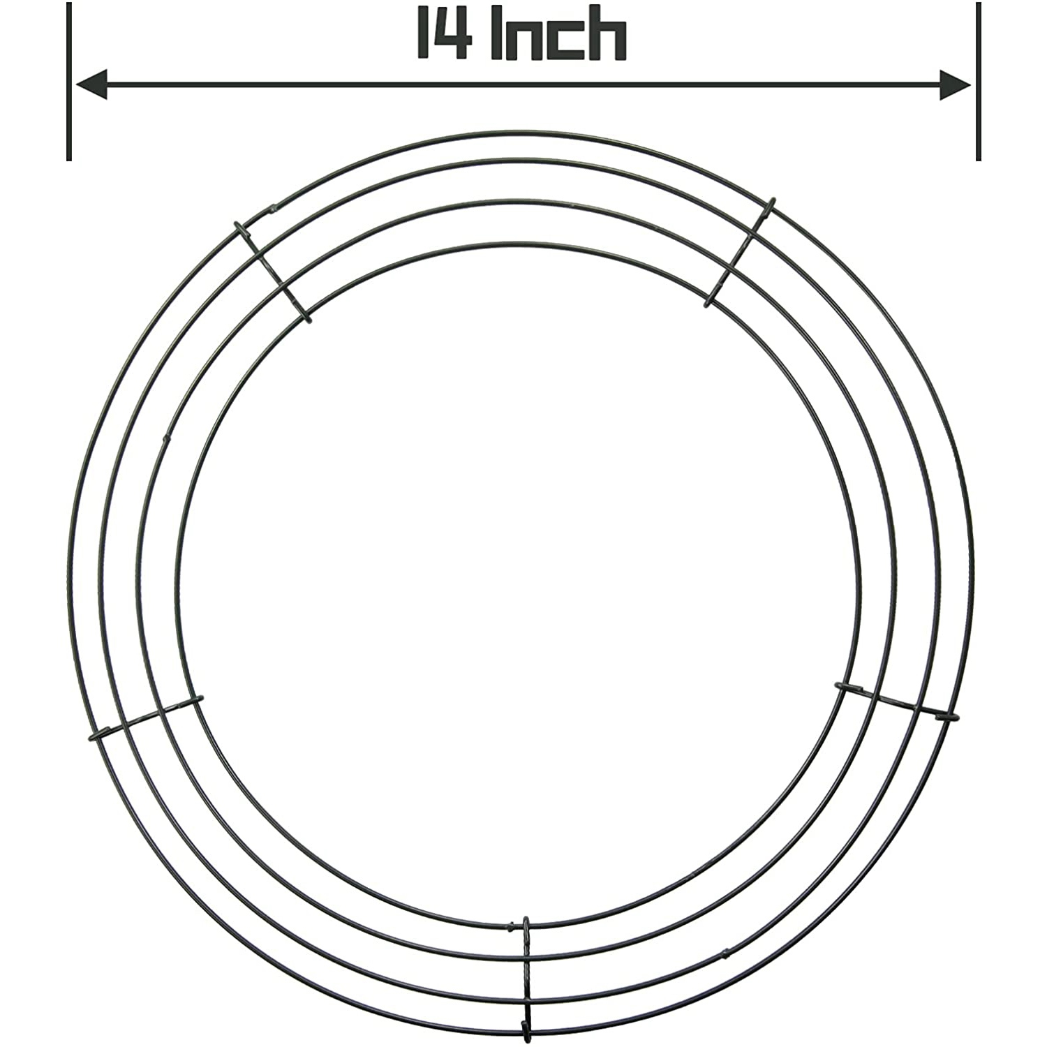 A25F-14 Inch Wire Wreath Frame - Wreath Form Wire recension och pris