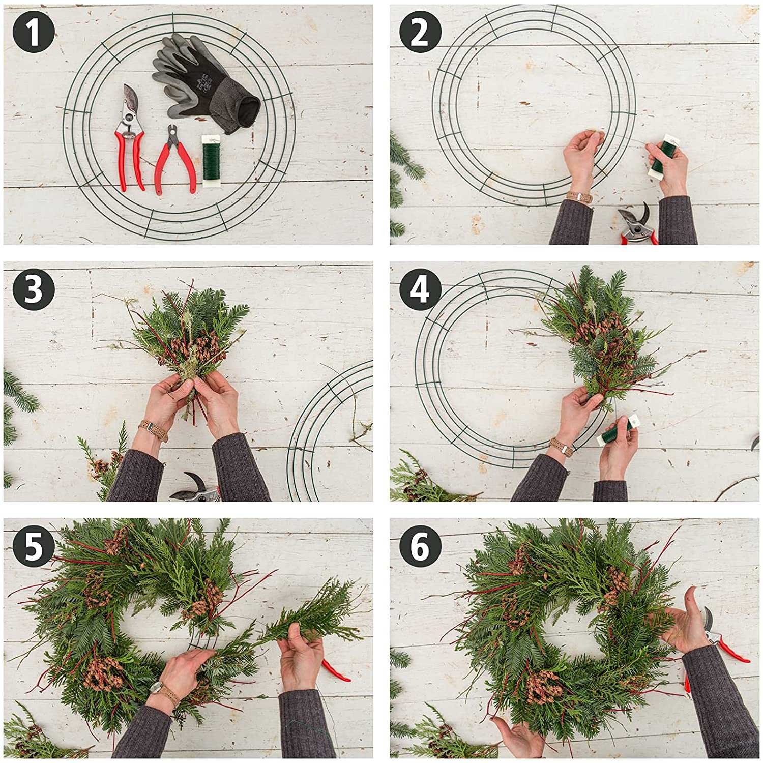 A25F-14 Inch Wire Wreath Frame - Wreath Form Wire recension och pris