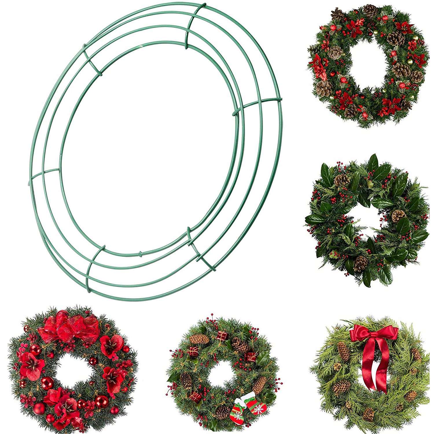 A25F-14 Inch Wire Wreath Frame - Wreath Form Wire recension och pris