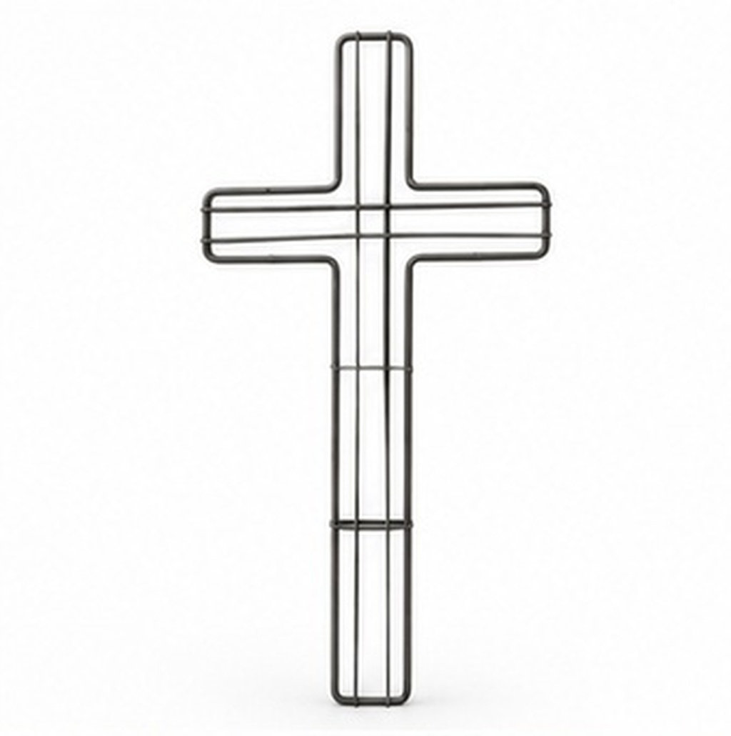 5Pcs Cross Wire Wreath Frame I - Wreath Form Wire recension och pris