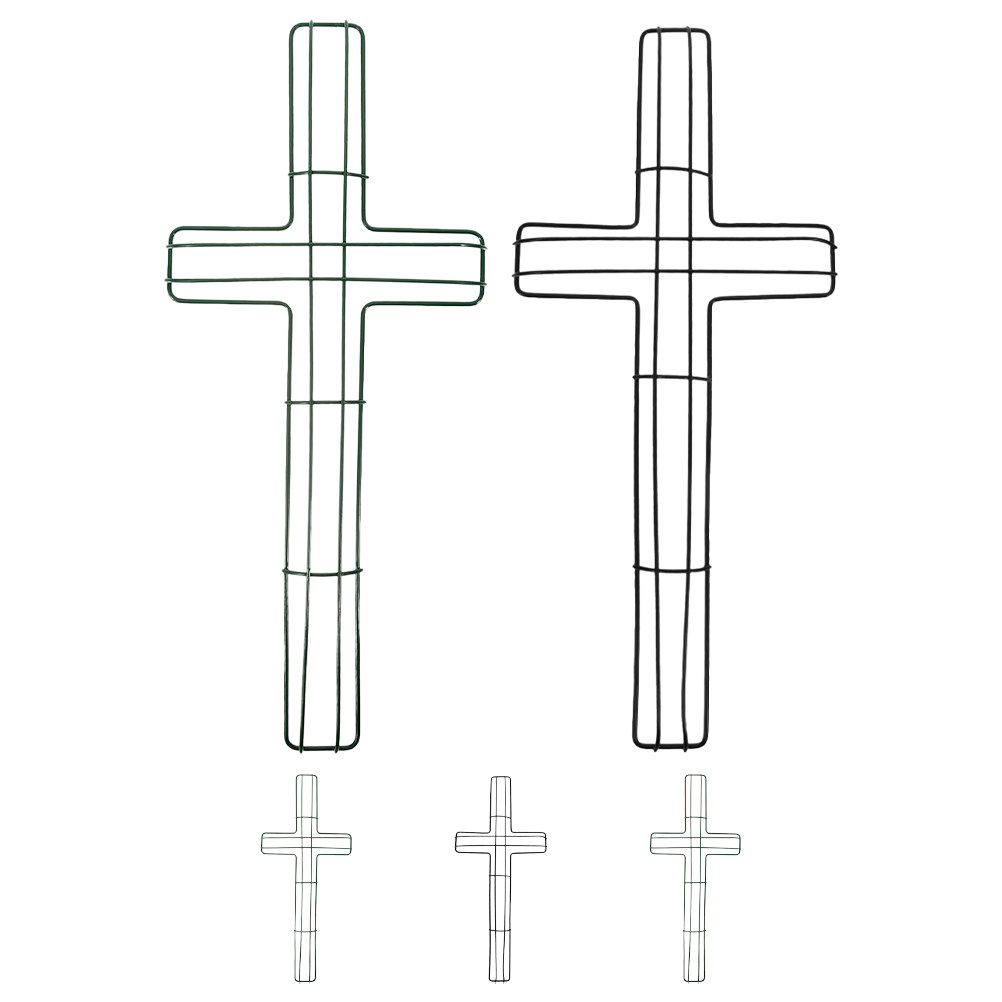 5Pcs Cross Wire Wreath Frame I - Wreath Form Wire recension och pris