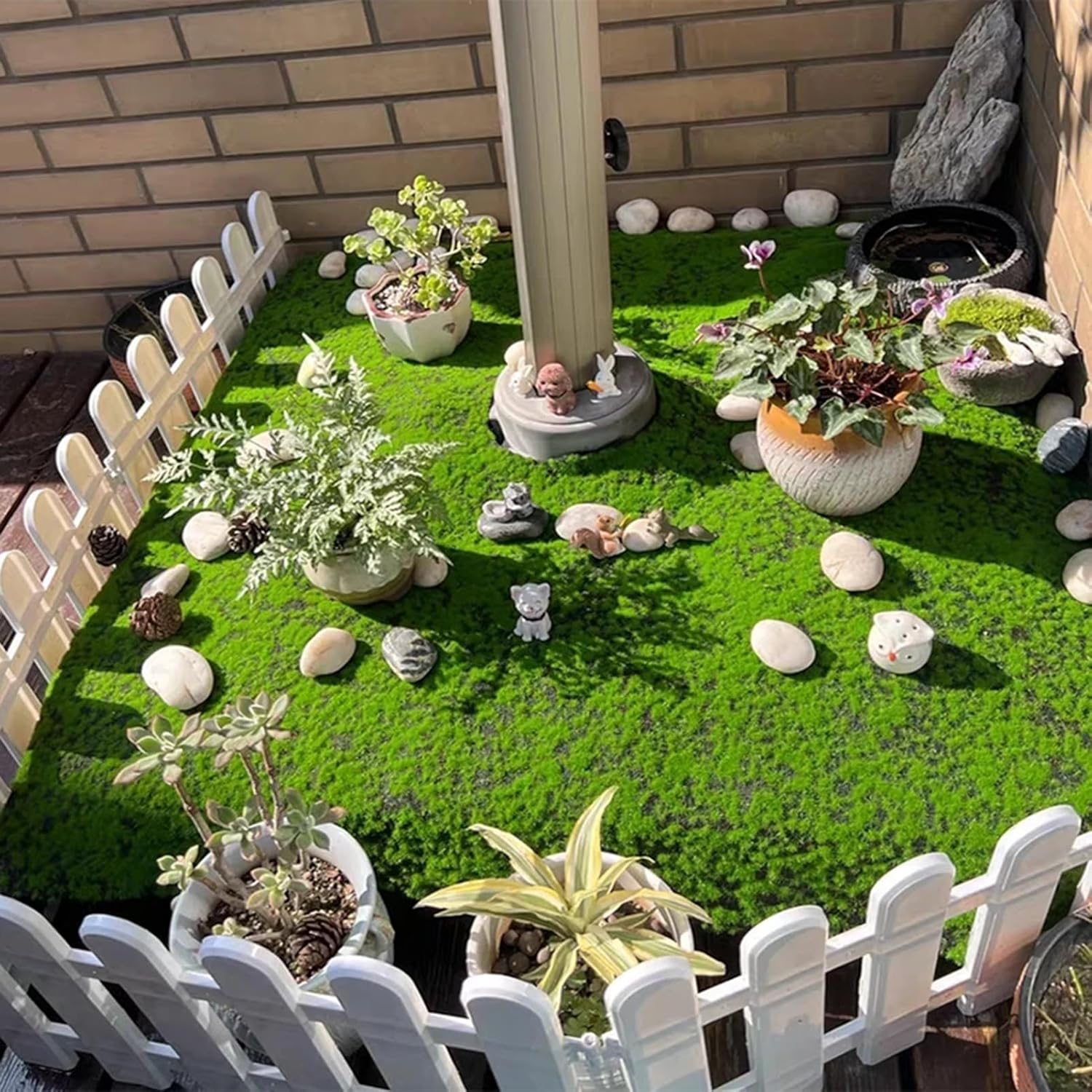 Artificial Moss Mat Fake Grass - Preserved Moss Sheet recension och pris