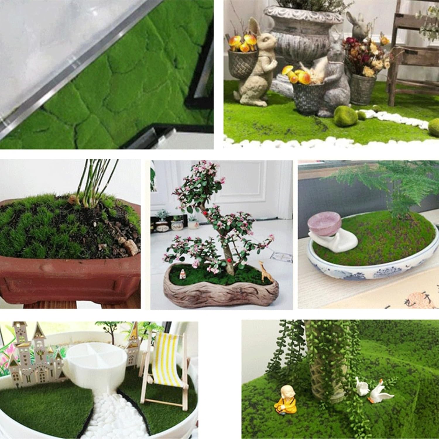 Artificial Moss Mat Fake Grass - Preserved Moss Sheet recension och pris