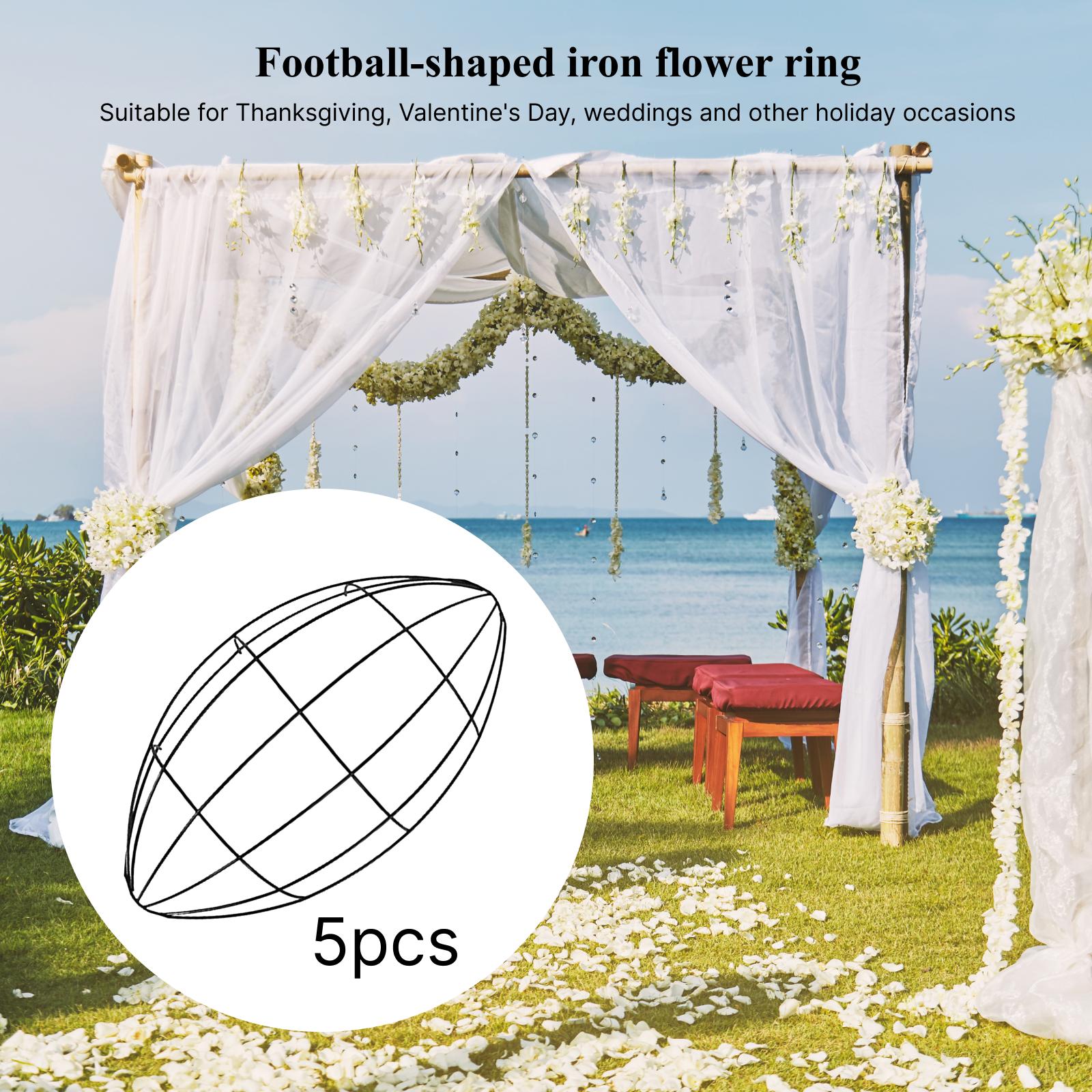 Football Wreath Frame Iron Flo - Wreath Form Wire recension och pris