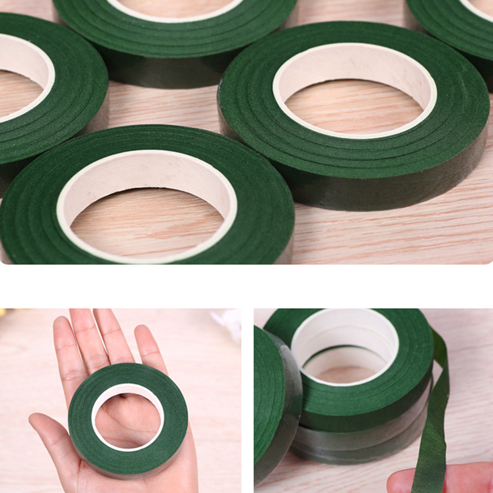 5 Rolls Green Craft Tape Self  - Floral Tape Green recension och pris