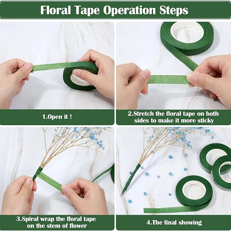 20Yards Green Bouquet Floral T - Floral Tape Green recension och pris