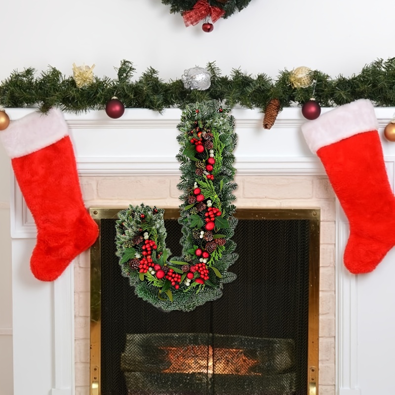 1/2/4Pcs Christmas J‑Shape Met - Wreath Form Wire recension och pris