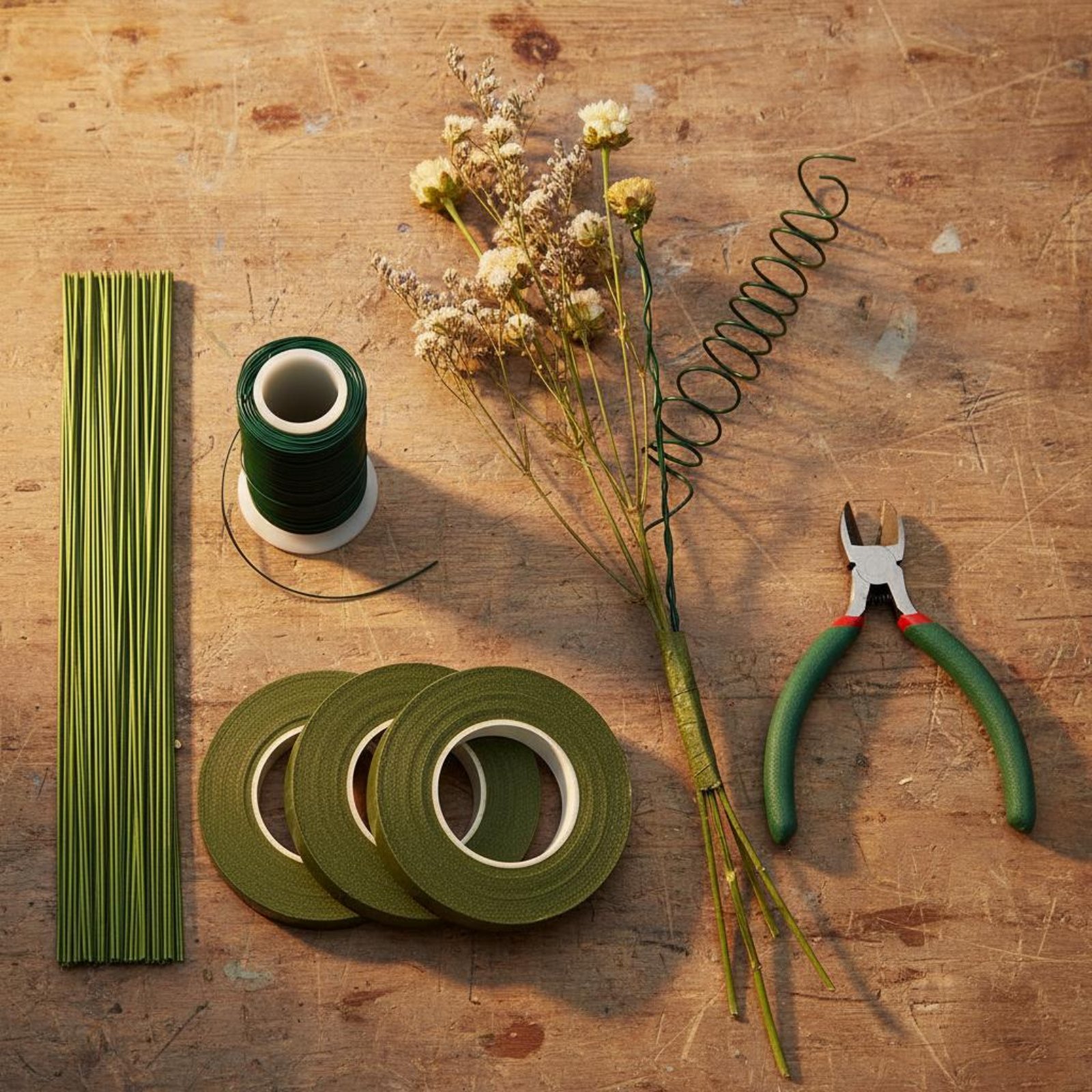 Floral Arrangement Making Kit  - Floral Tape Green recension och pris