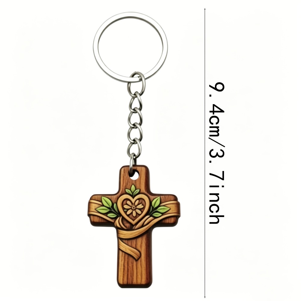 5-20Sets Wooden Cross Love Flo - Floral Tape Green recension och pris
