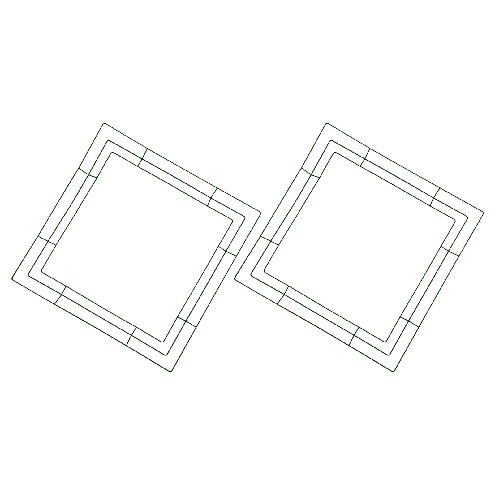 Square Wreath Frame Floral DIY - Wreath Form Wire recension och pris