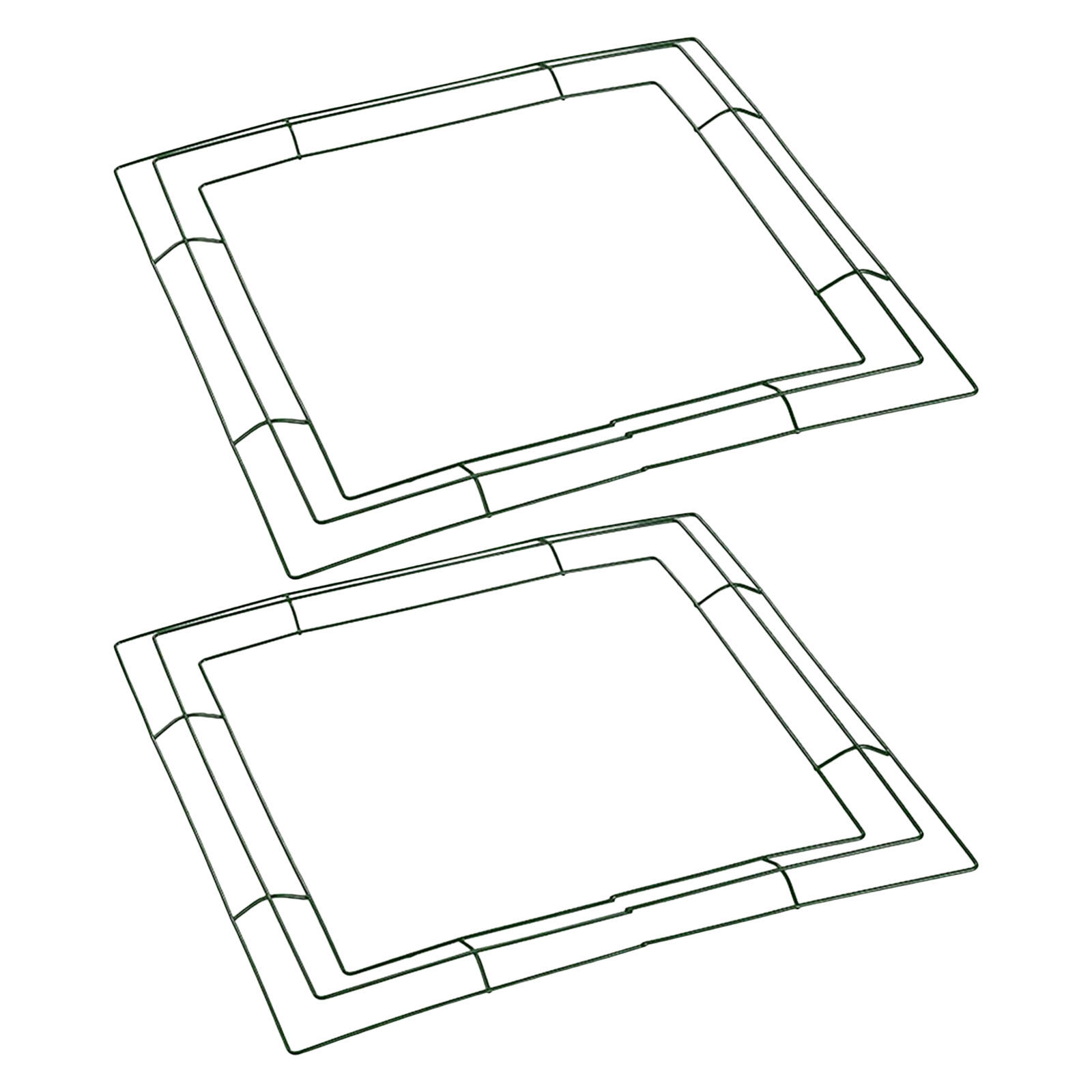 Square Wreath Frame Floral DIY - Wreath Form Wire recension och pris