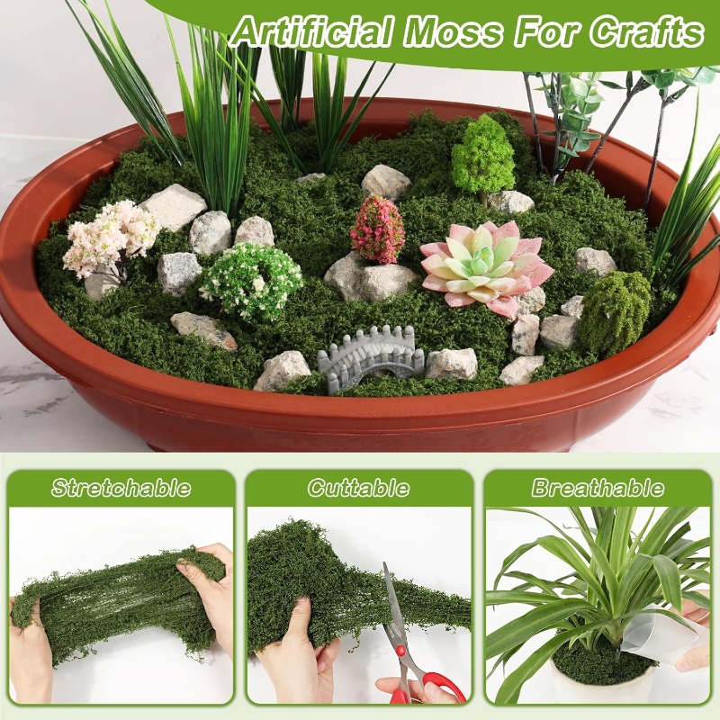 Eternal Life Moss Grass Artifi - Preserved Moss Sheet recension och pris