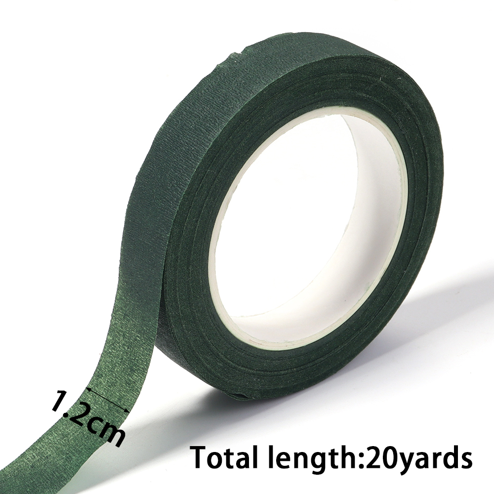 20Yards/Rolls Green Brown Flow - Floral Tape Green recension och pris
