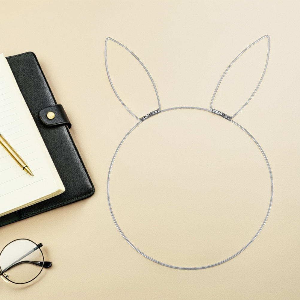 2Pcs Bunny Head Circular Wreat - Wreath Form Wire recension och pris