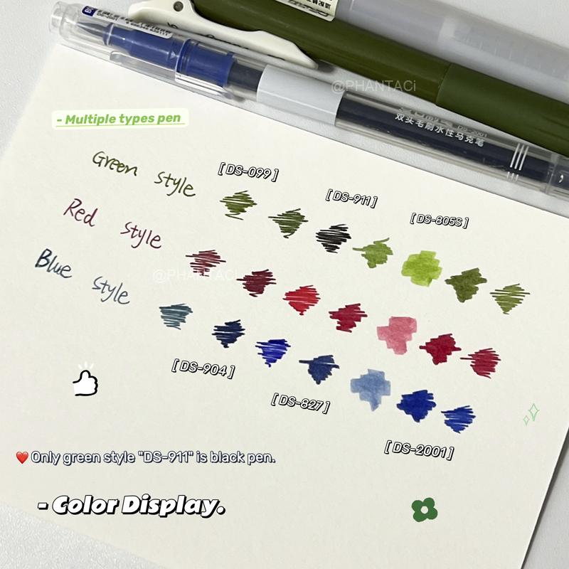 6PCS Colored Calligraphy Pen M - Pentel Pen Energel recension och pris
