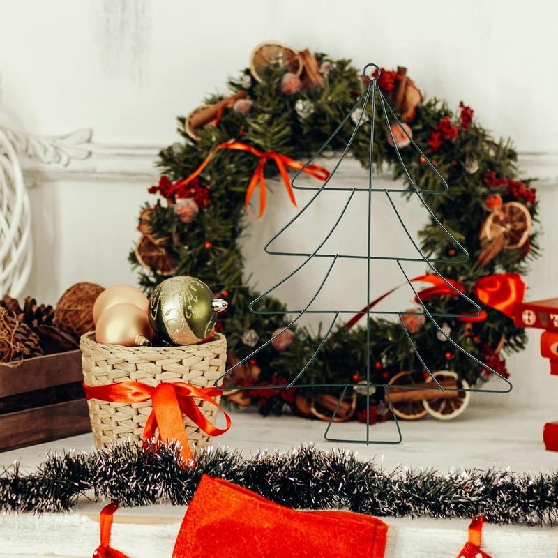 Christmas Tree Shaped Metal Wr - Wreath Form Wire recension och pris