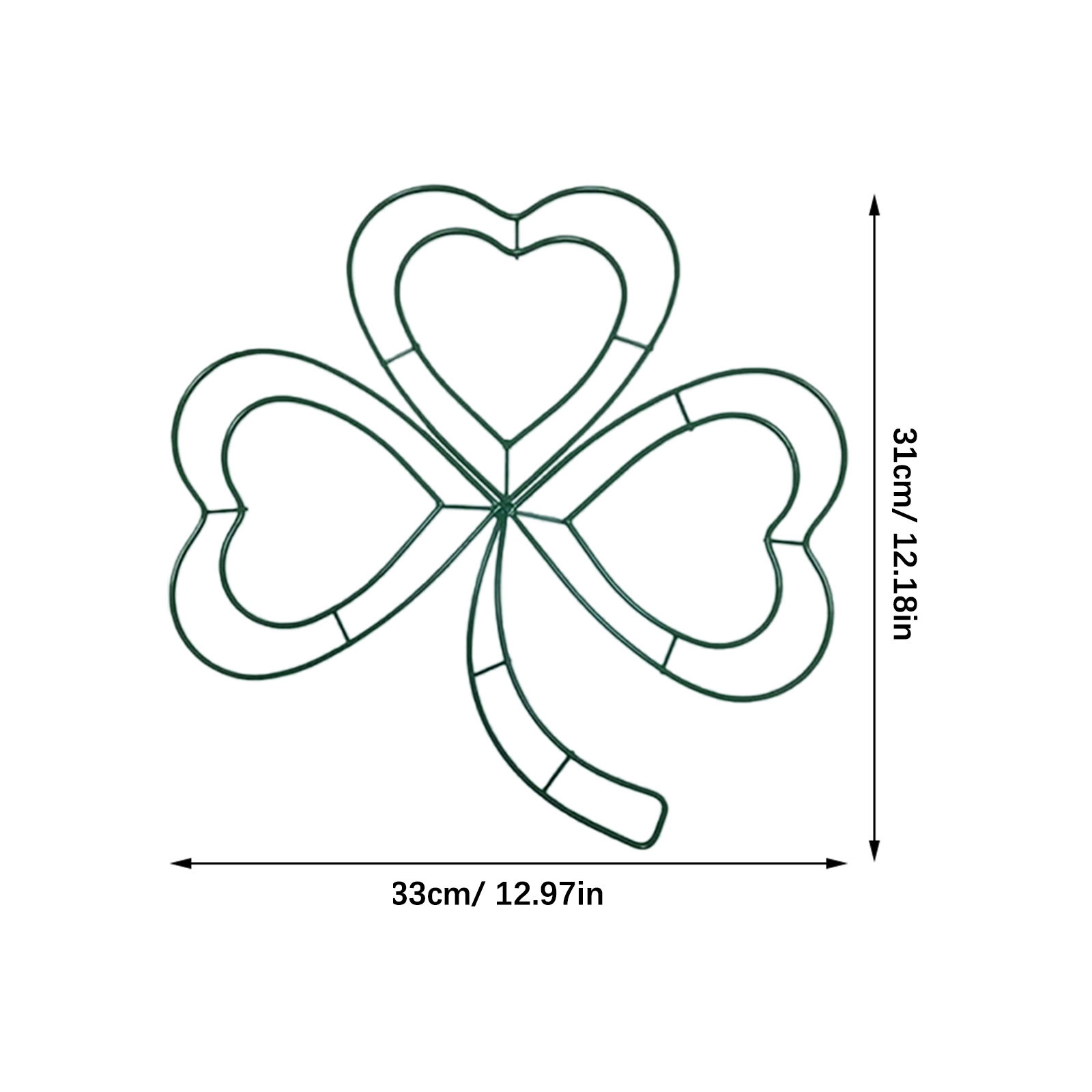 St Patrick's Day Ornaments Wre - Wreath Form Wire recension och pris